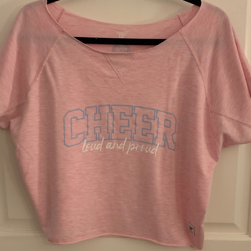 Varsity Pink Cheer Top